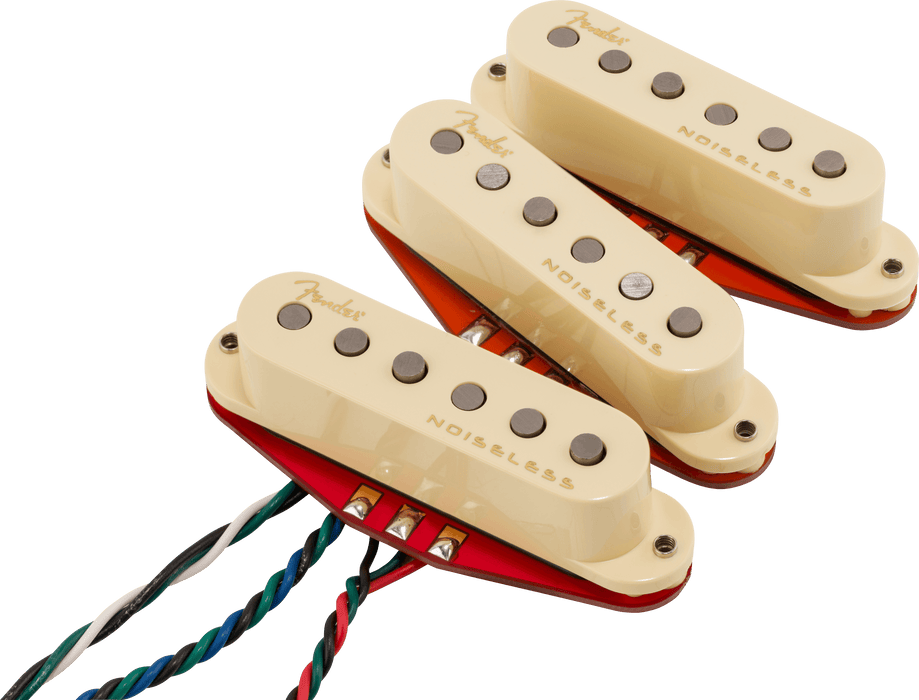 Fender Ultra Noiseless Hot Passive Stratocaster 3-piece Pickup Set - Cream