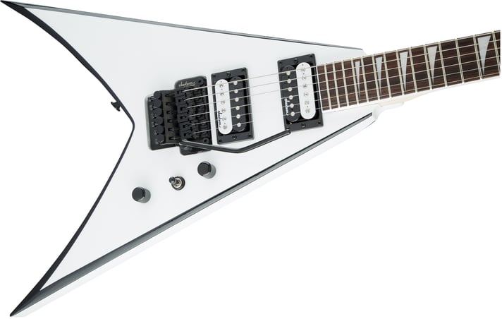 Jackson JS Series King V JS32 - White with Black Bevels