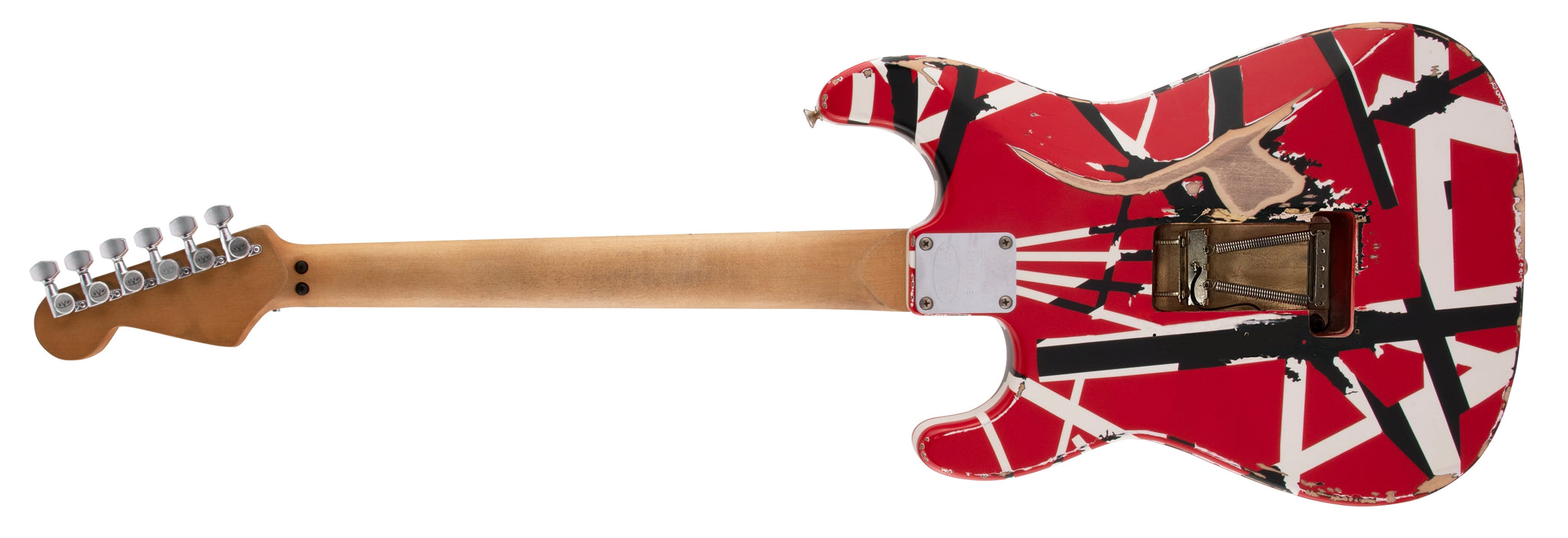 EVH Striped Series Frankenstein Relic - Red / Black / White