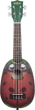 Kala Novelty Pineapple Soprano Ukulele - Ladybug