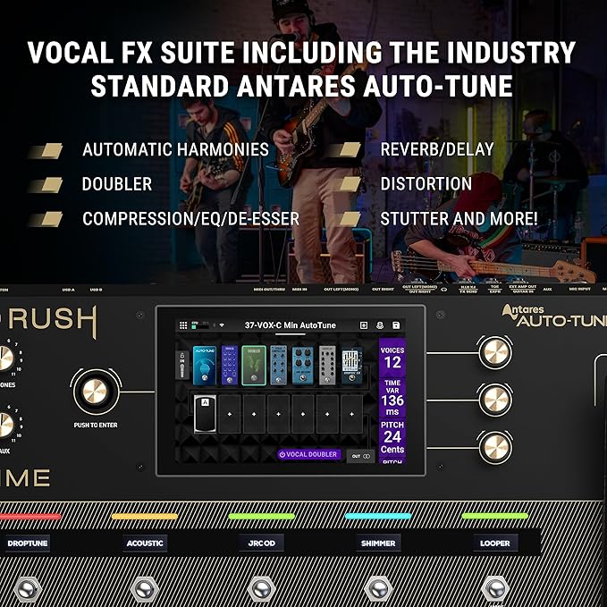 HeadRush Prime Guitar Multi-effect/Amp Modeler/Vocal Processor Unit