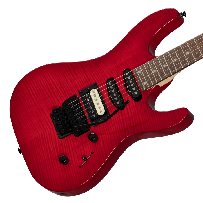 Kramer Striker Figured HSS - Transparent Red