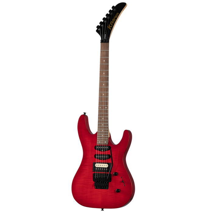 Kramer Striker Figured HSS - Transparent Red