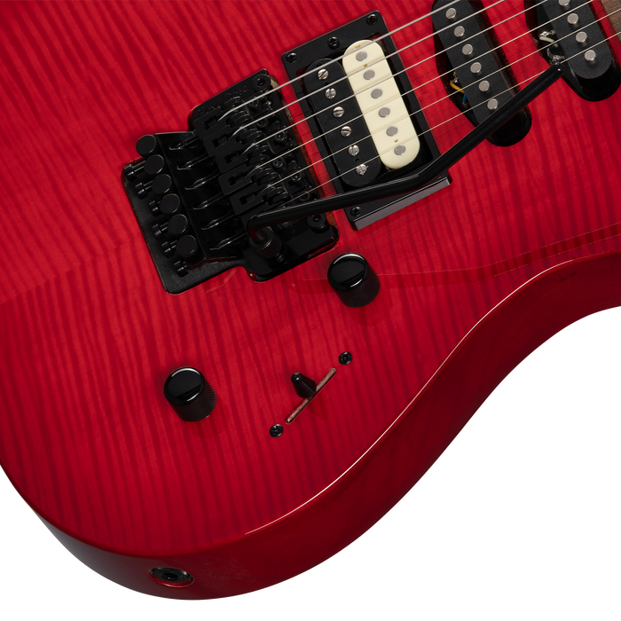 Kramer Striker Figured HSS - Transparent Red