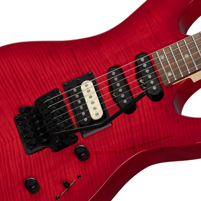 Kramer Striker Figured HSS - Transparent Red