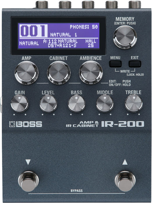 Boss IR-200 Amp and IR Cabinet Pedal