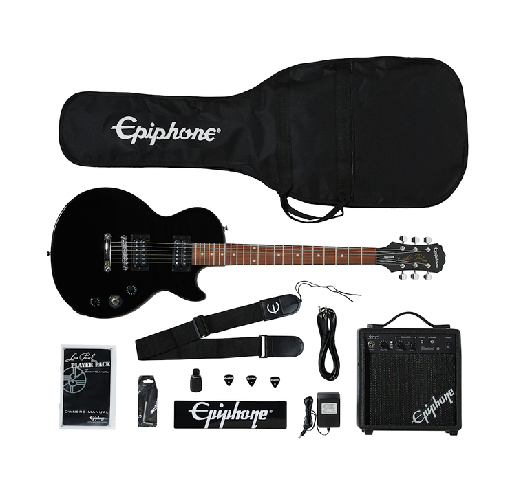 Epiphone Les Paul Electric Guitar Player Pack - Ebony