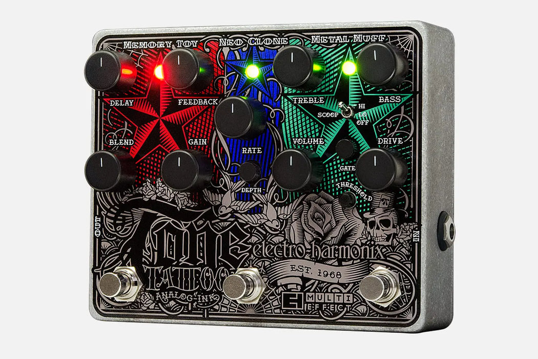 Electro-Harmonix Tone Tattoo Analog Multi-effects Pedal