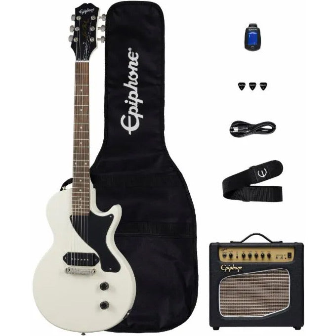 Epiphone Billie Joe Armstrong Les Paul Junior Player Pack - Classic White